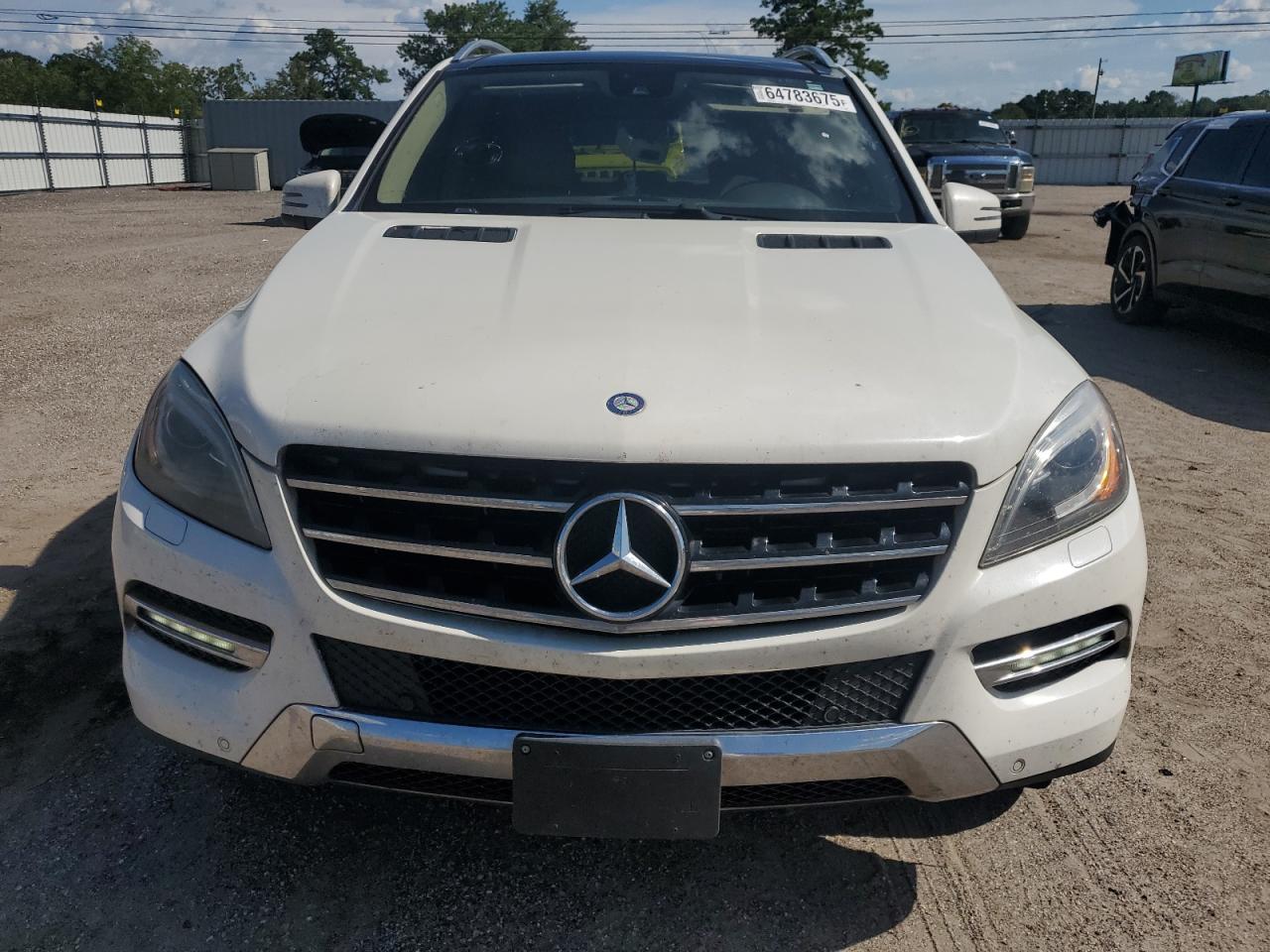 2013 Mercedes-benz Ml 350 4matic Белый vin: 4JGDA5HB0DA160280