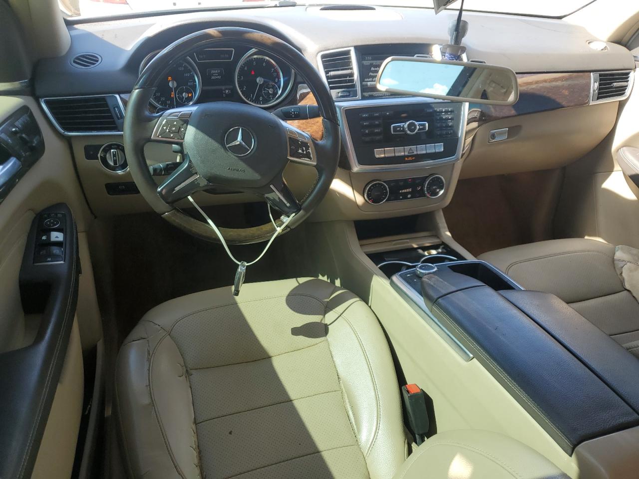 2013 Mercedes-benz Ml 350 4matic Белый vin: 4JGDA5HB0DA160280