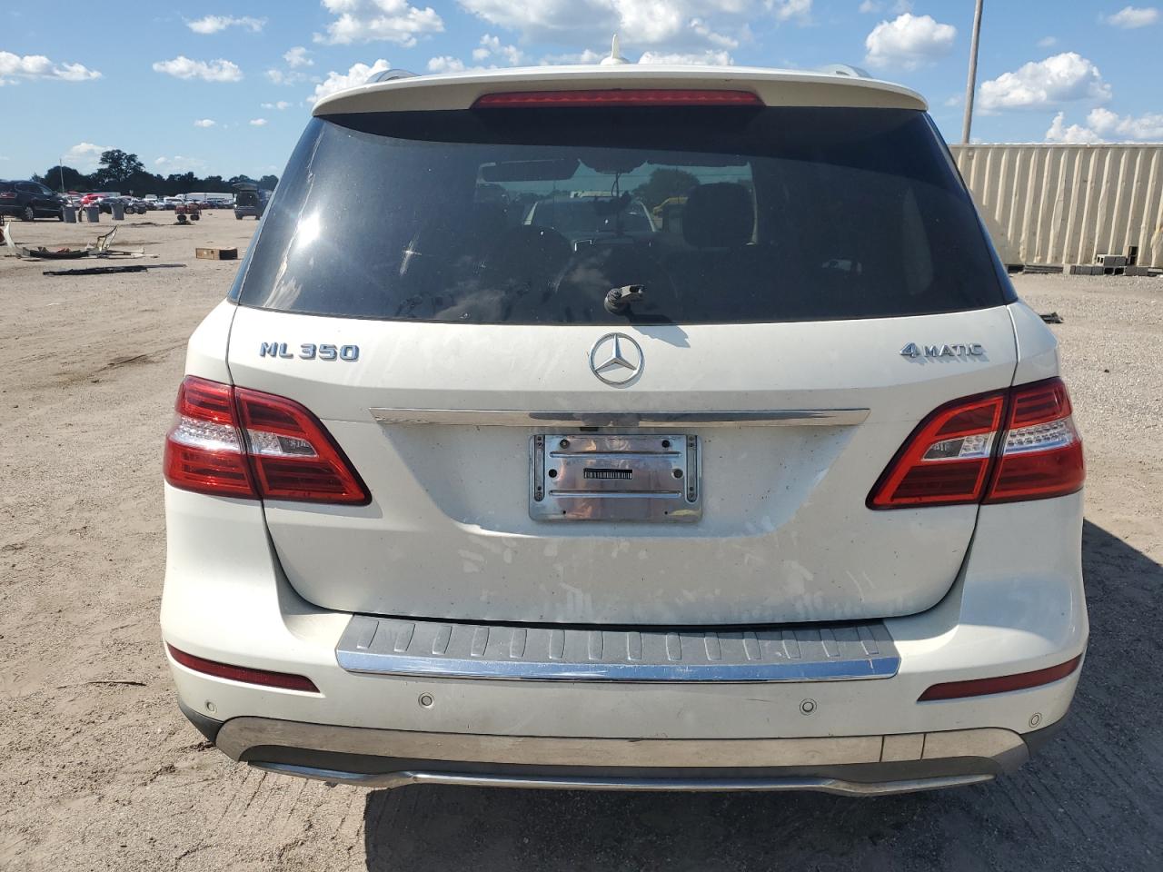 2013 Mercedes-benz Ml 350 4matic Белый vin: 4JGDA5HB0DA160280