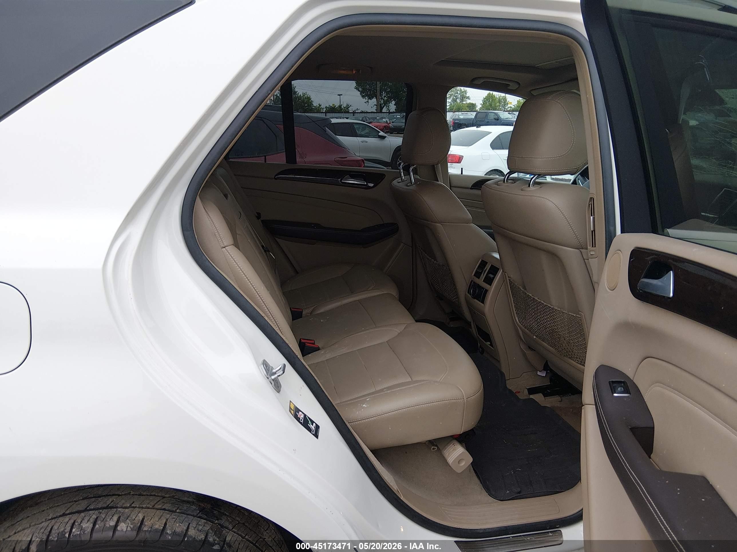 2013 Mercedes-benz Ml 350 4matic White vin: 4JGDA5HB0DA174499