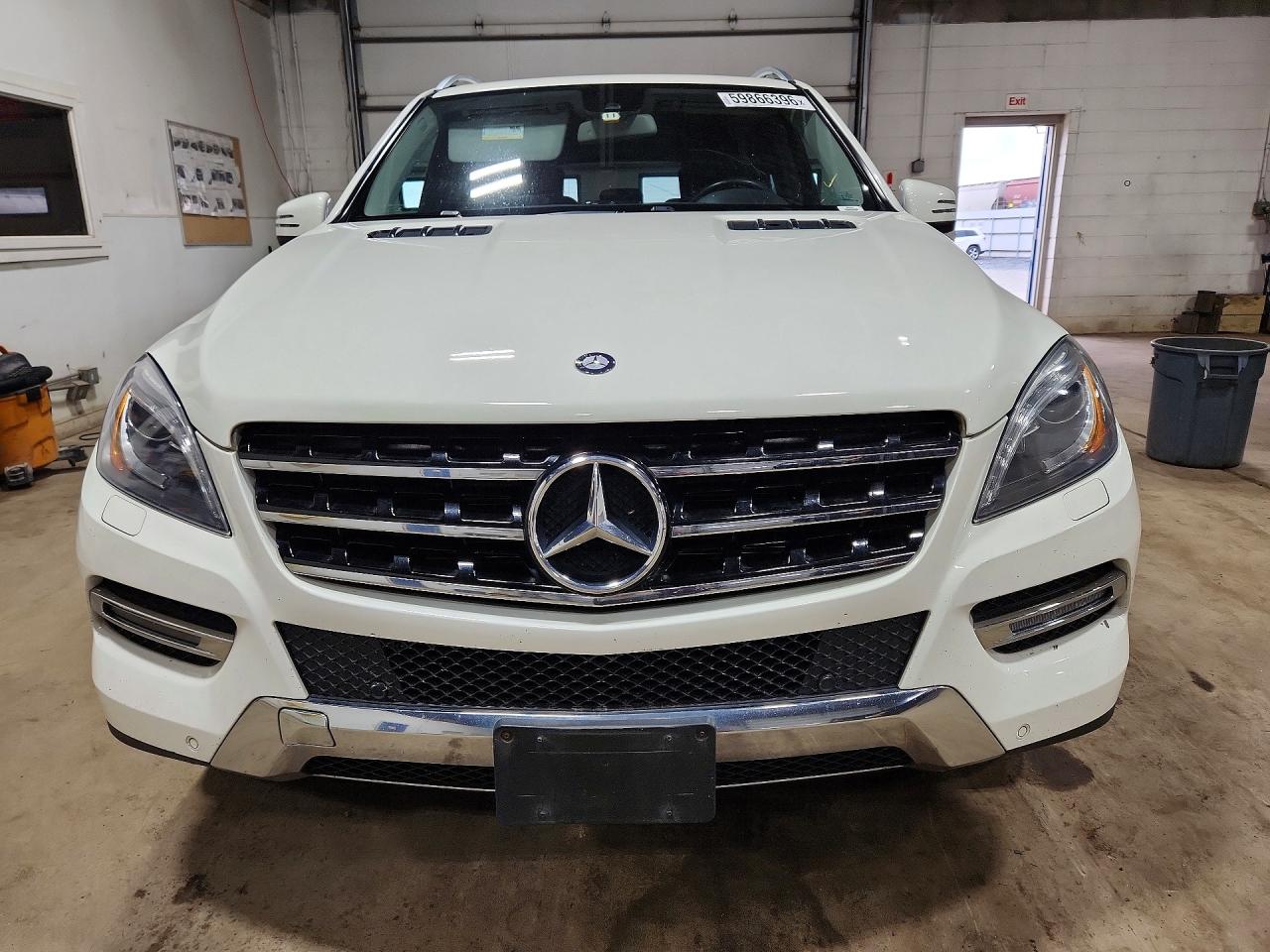 2013 Mercedes-benz Ml 350 4matic White vin: 4JGDA5HB0DA207548