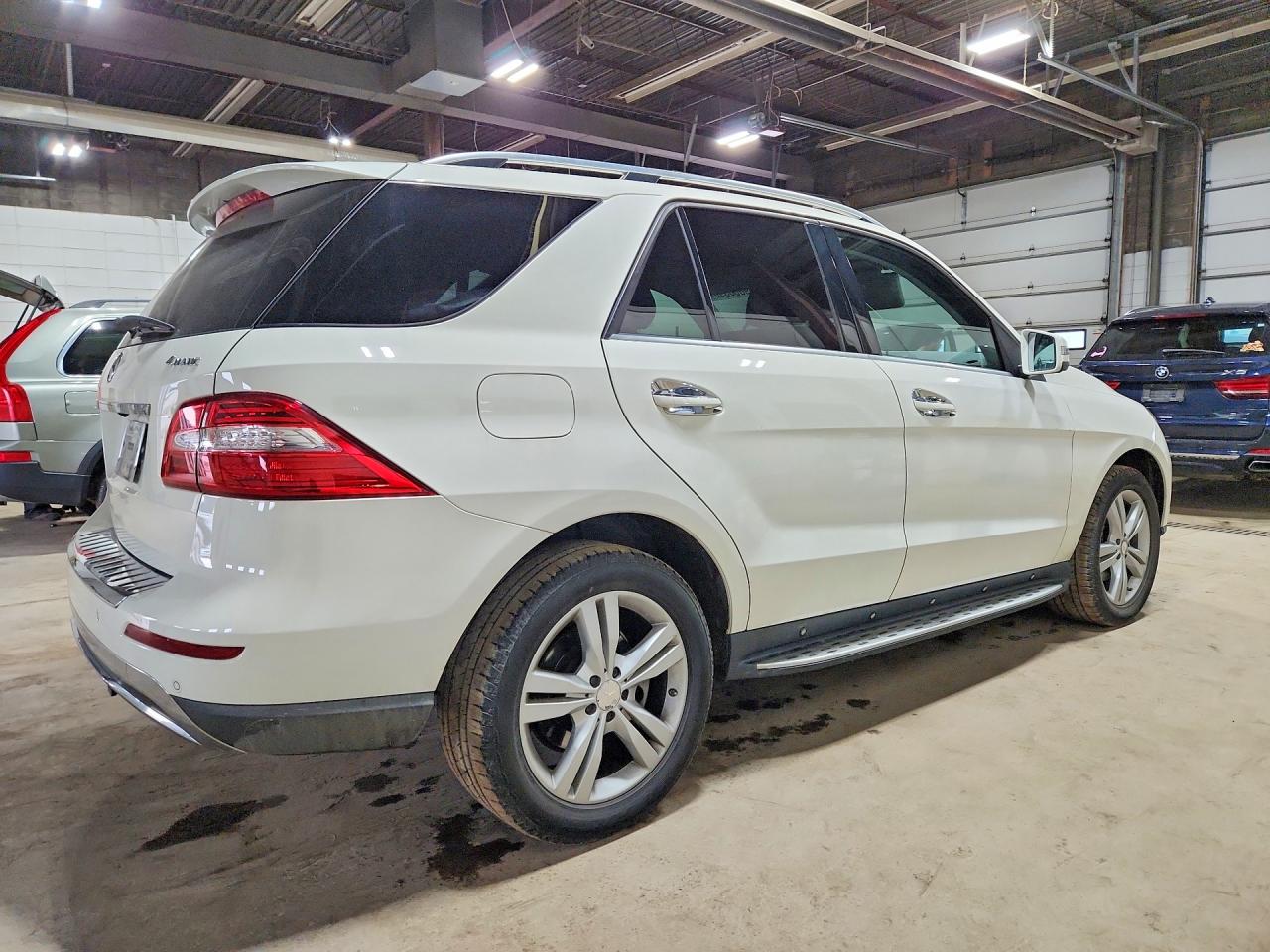 2013 Mercedes-benz Ml 350 4matic White vin: 4JGDA5HB0DA207548