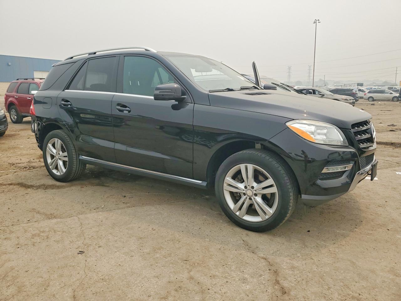 2013 Mercedes-benz Ml 350 4matic Black vin: 4JGDA5HB0DA250707