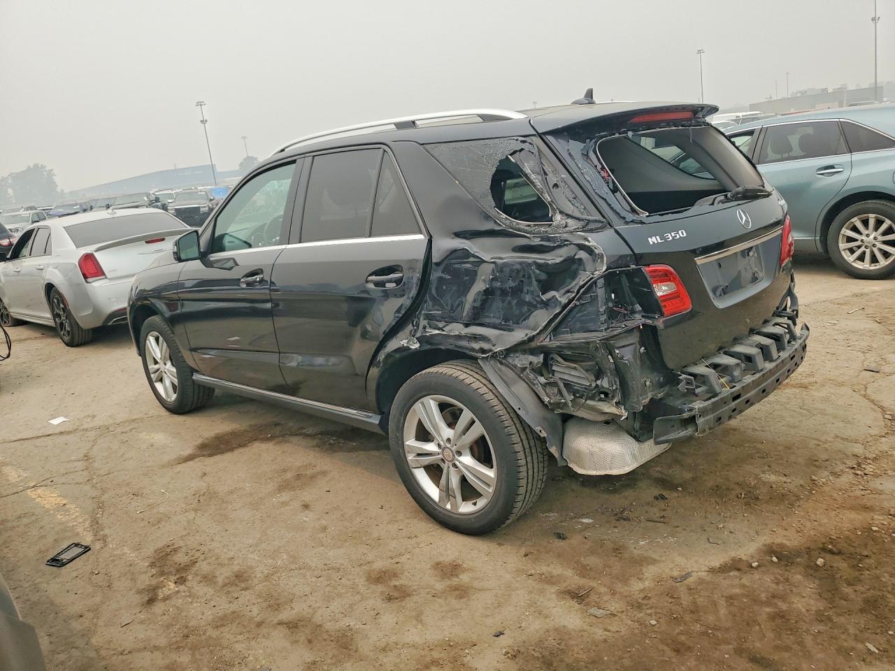 2013 Mercedes-benz Ml 350 4matic Black vin: 4JGDA5HB0DA250707