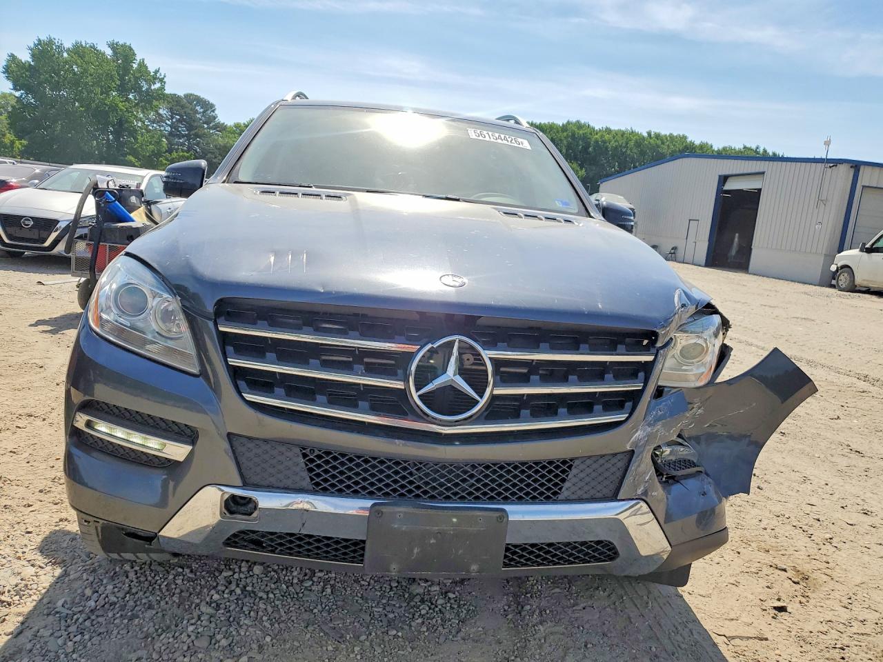 2013 Mercedes-benz Ml 350 4matic Charcoal vin: 4JGDA5HB0DA257172
