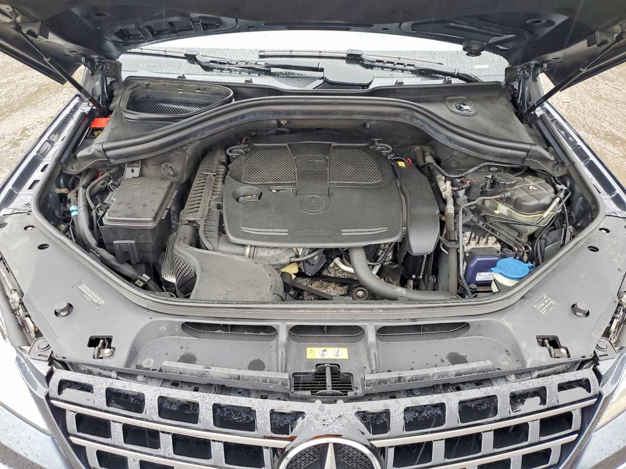 2014 Mercedes-benz Ml 350 4matic Blue vin: 4JGDA5HB0EA275172