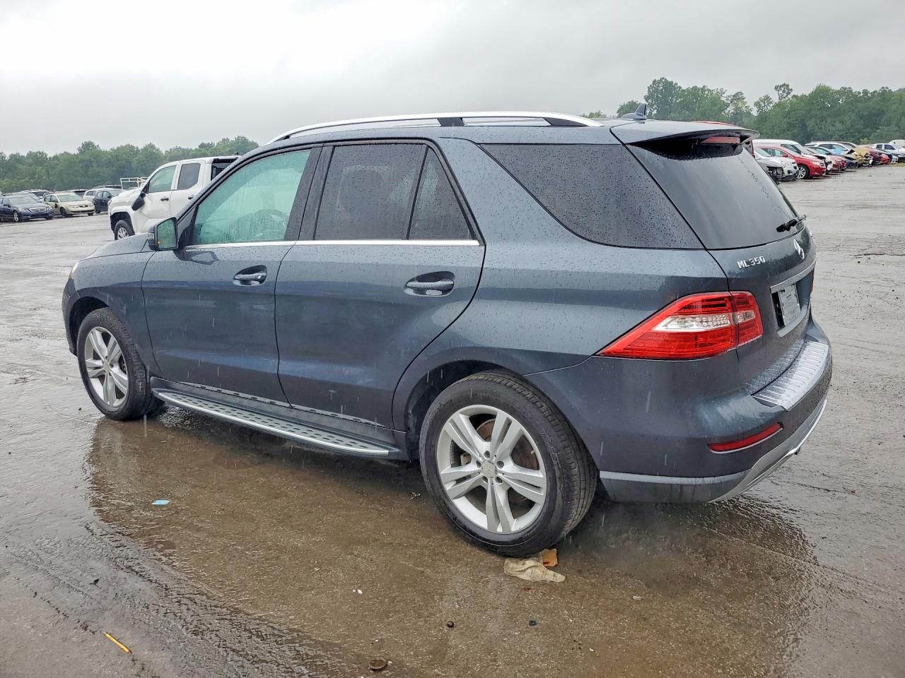 2014 Mercedes-benz Ml 350 4matic Blue vin: 4JGDA5HB0EA275172