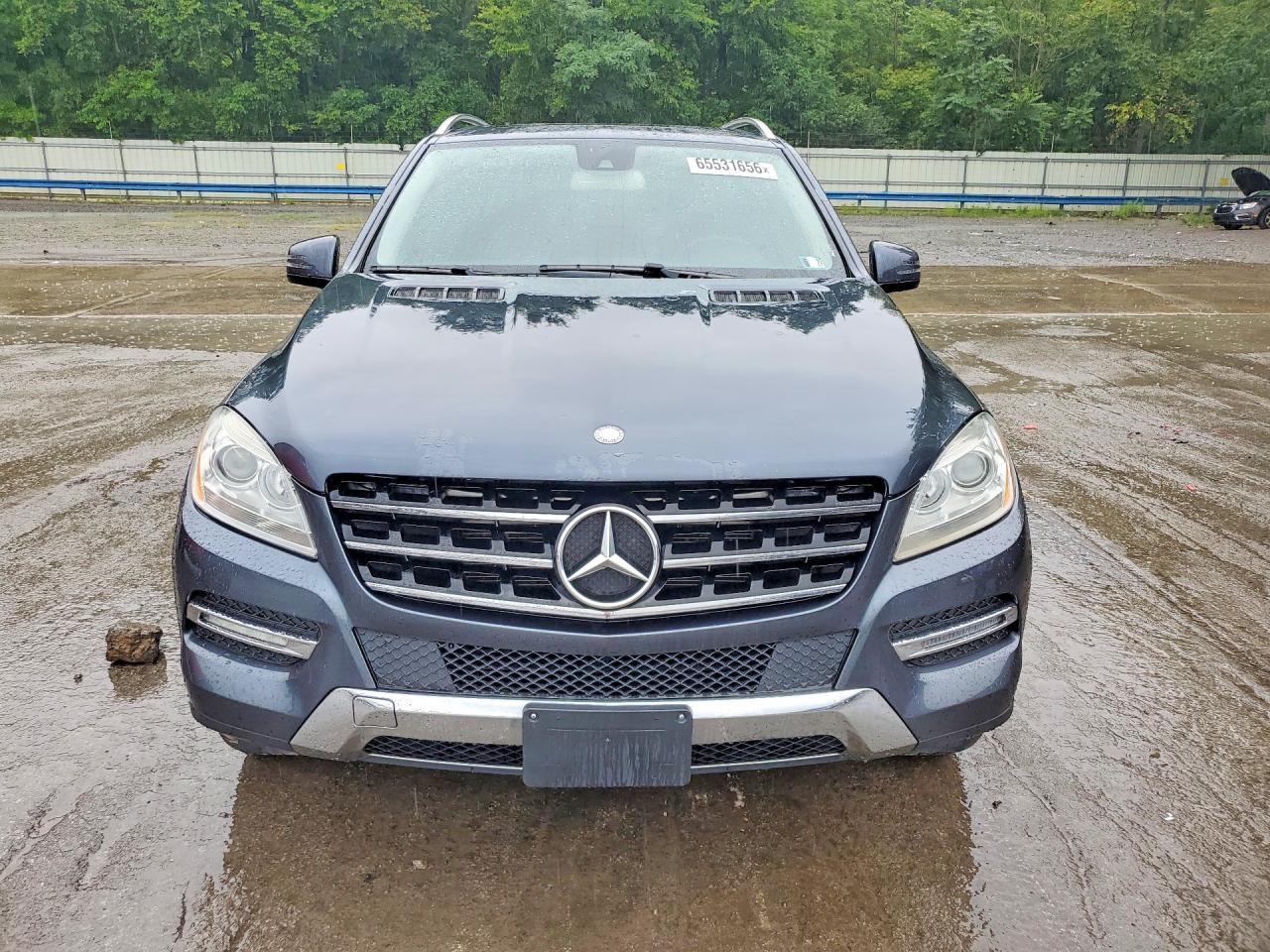 2014 Mercedes-benz Ml 350 4matic Blue vin: 4JGDA5HB0EA275172