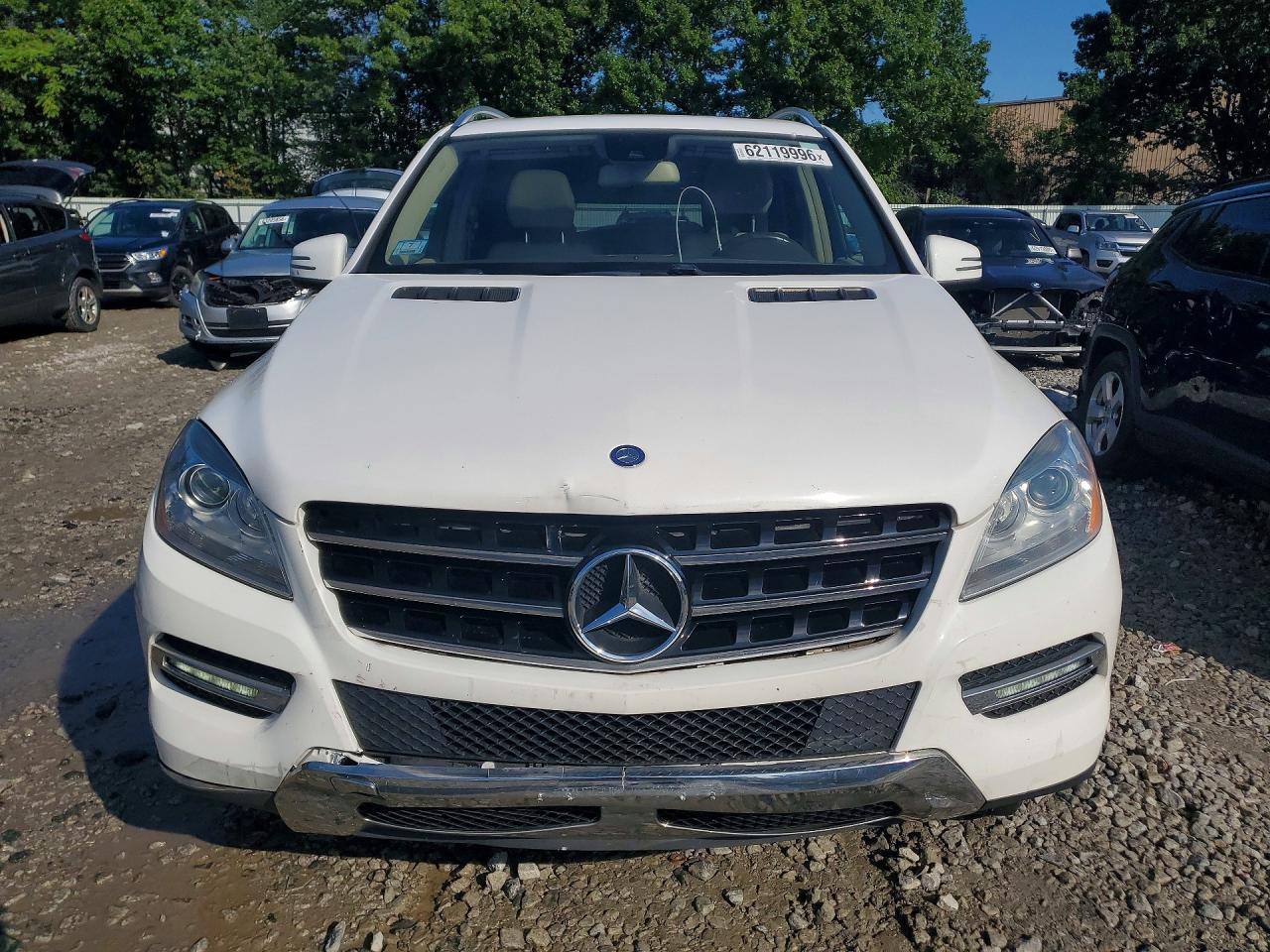2014 Mercedes-benz Ml 350 4matic White vin: 4JGDA5HB0EA328050