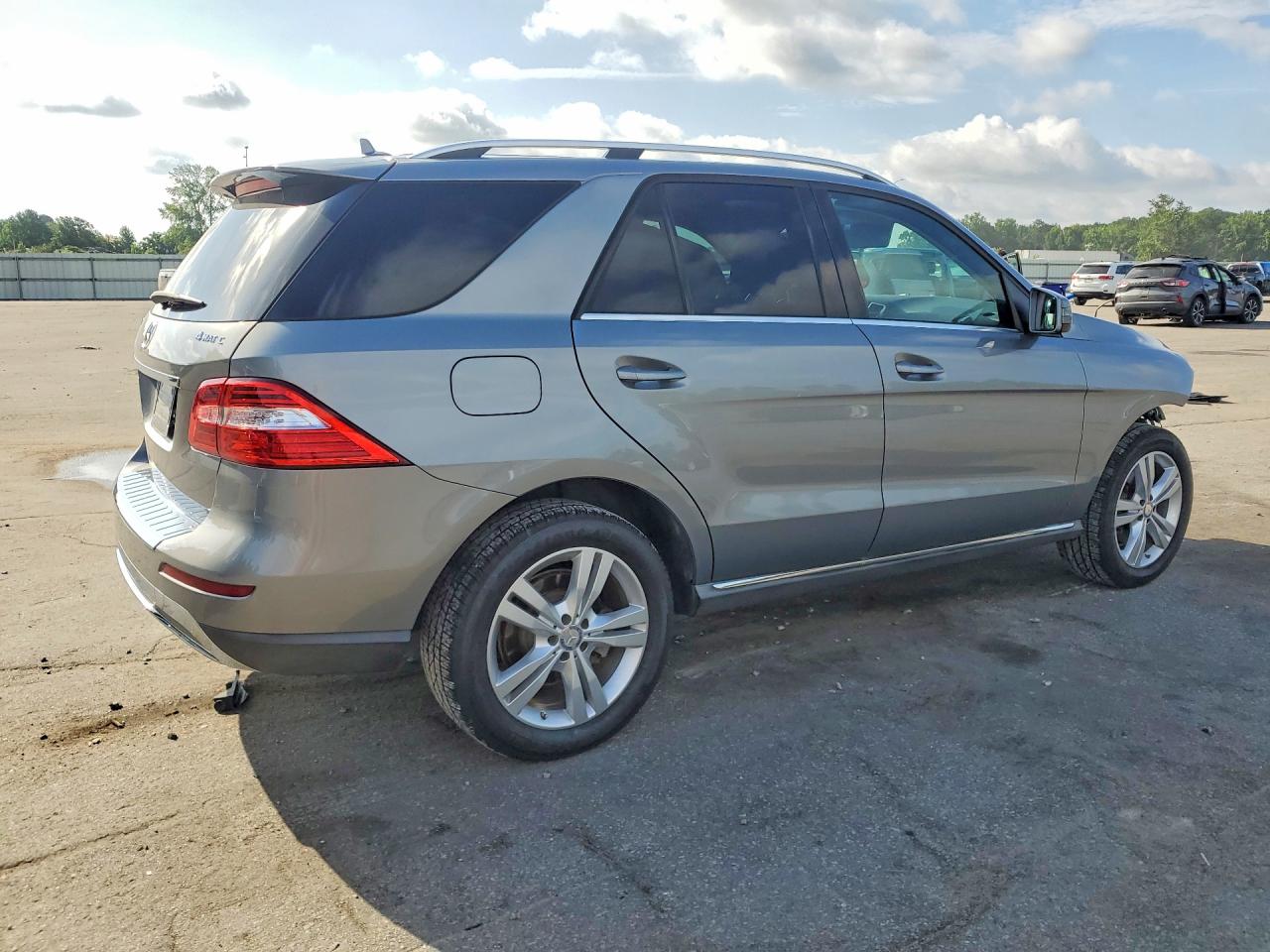 2014 Mercedes-benz Ml 350 4matic Gray vin: 4JGDA5HB0EA339355