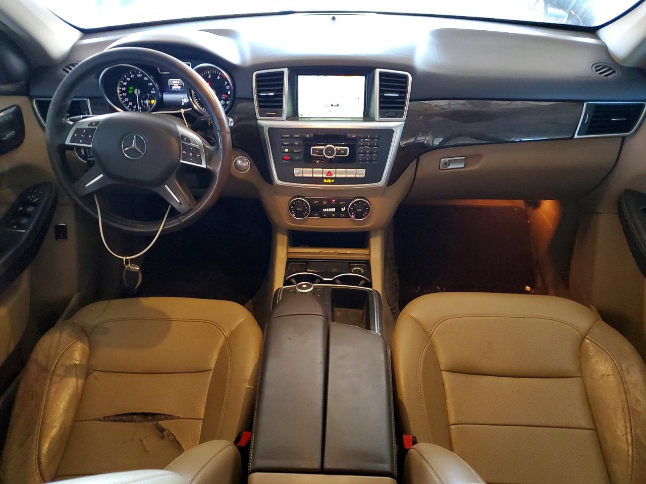 2014 Mercedes-benz Ml 350 4matic Blue vin: 4JGDA5HB0EA429282