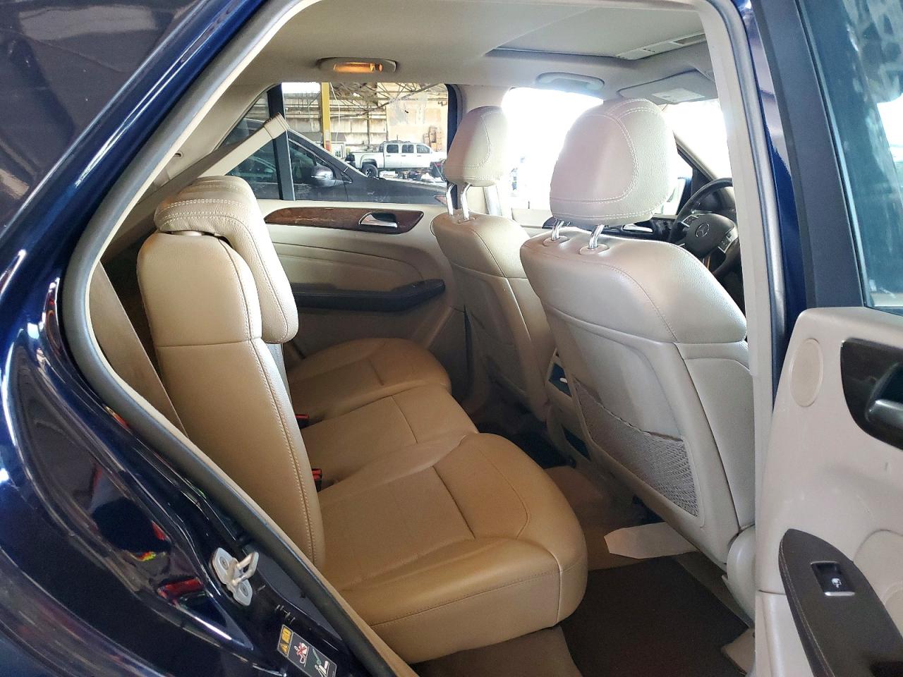2014 Mercedes-benz Ml 350 4matic Blue vin: 4JGDA5HB0EA429282