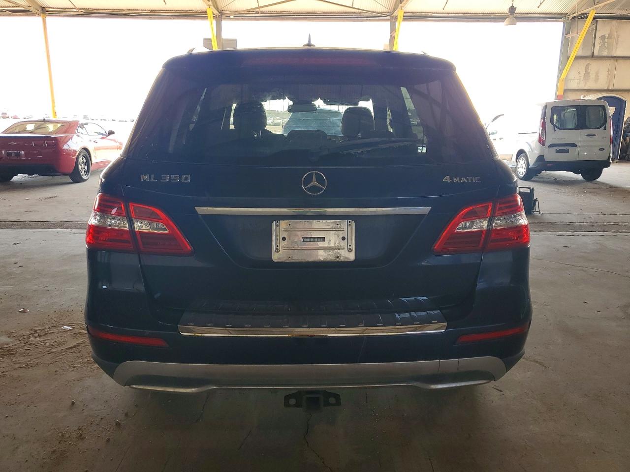 2014 Mercedes-benz Ml 350 4matic Blue vin: 4JGDA5HB0EA429282