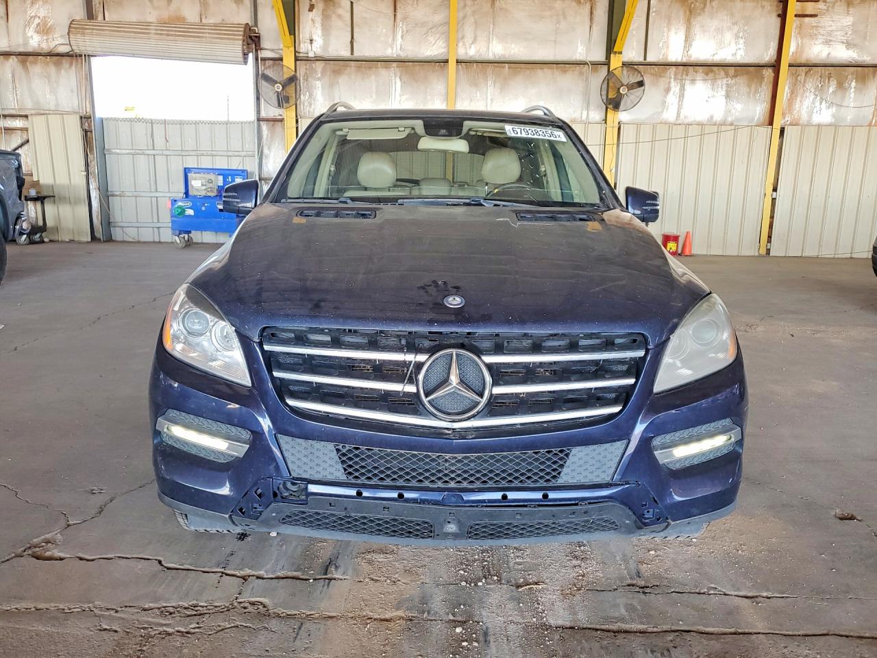 2014 Mercedes-benz Ml 350 4matic Blue vin: 4JGDA5HB0EA429282
