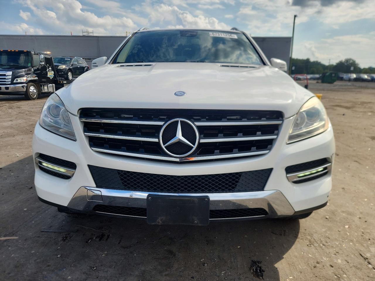 2015 Mercedes-benz Ml 350 4matic Белый vin: 4JGDA5HB0FA440977