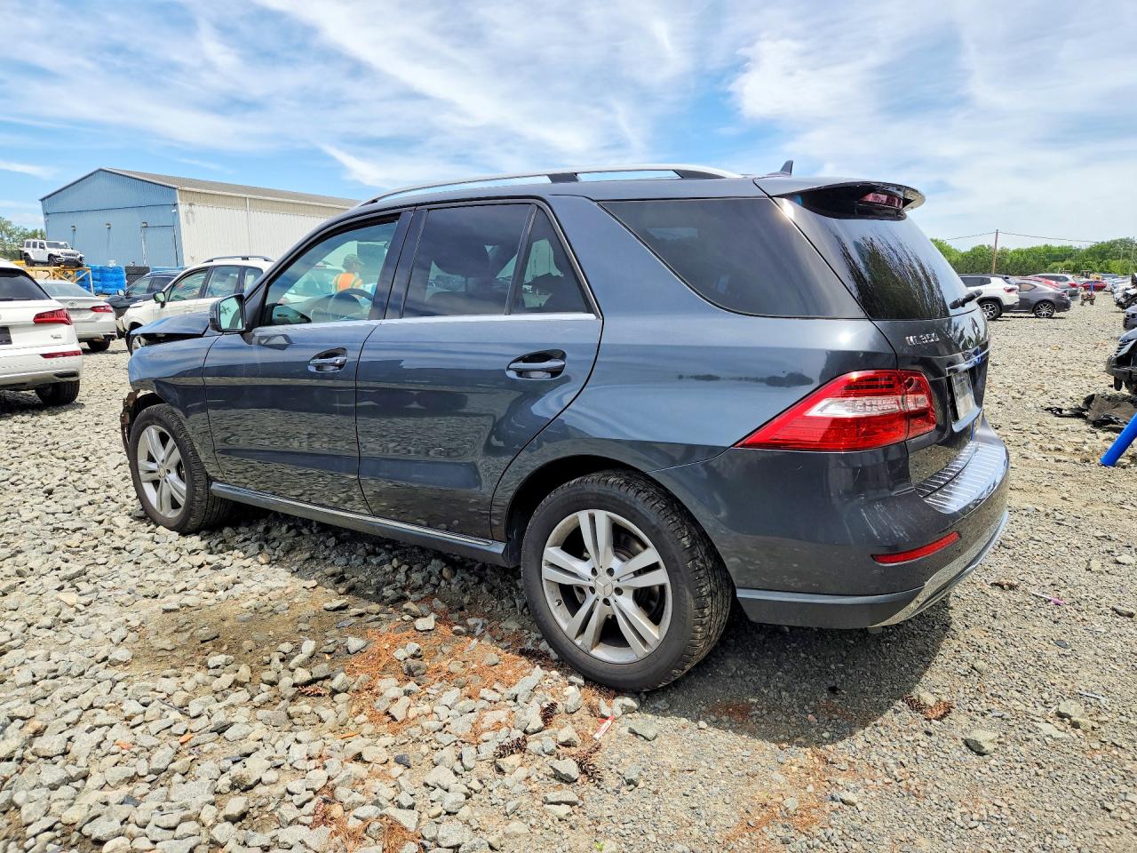 2015 Mercedes-benz Ml 350 4matic Gray vin: 4JGDA5HB0FA465328