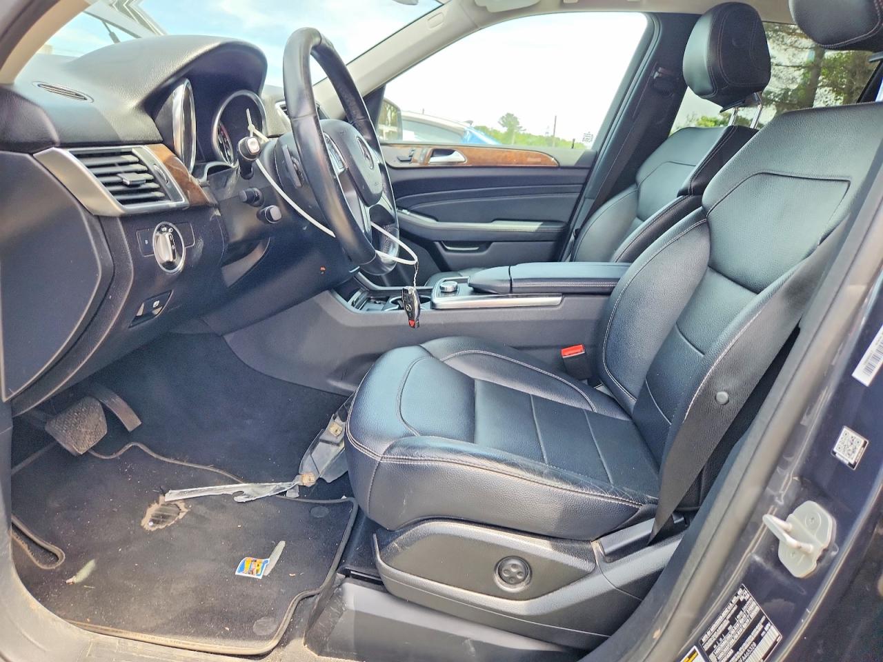 2015 Mercedes-benz Ml 350 4matic Gray vin: 4JGDA5HB0FA465328