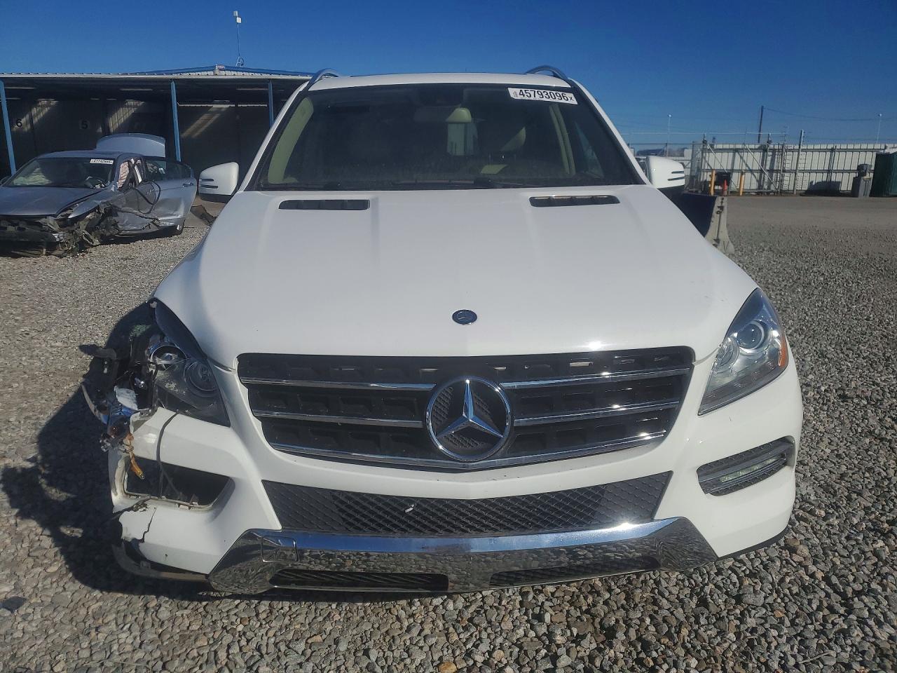 2015 Mercedes-benz Ml 350 4matic White vin: 4JGDA5HB0FA474126
