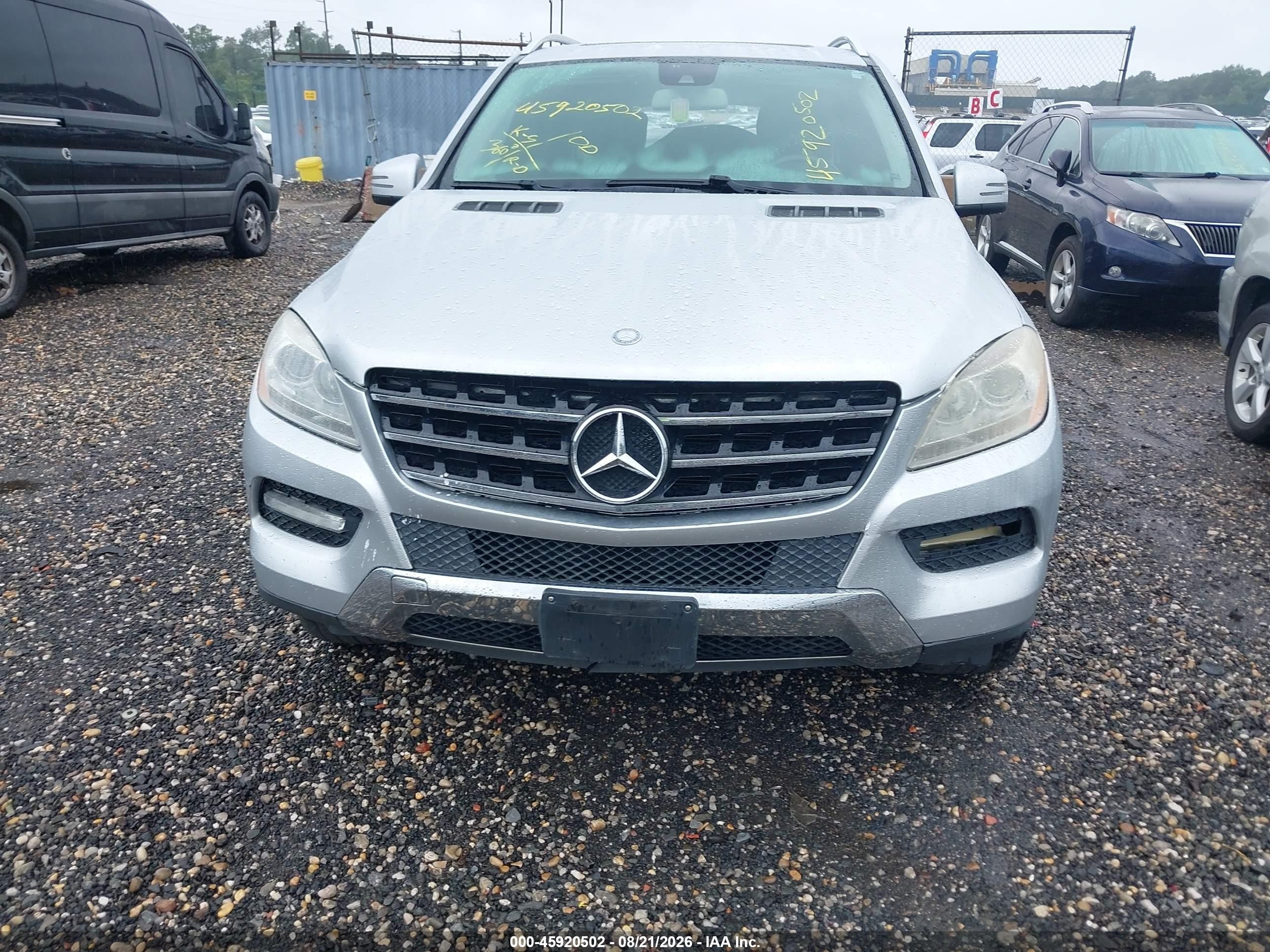 2015 Mercedes-benz Ml 350 4matic Серебряный vin: 4JGDA5HB0FA480248