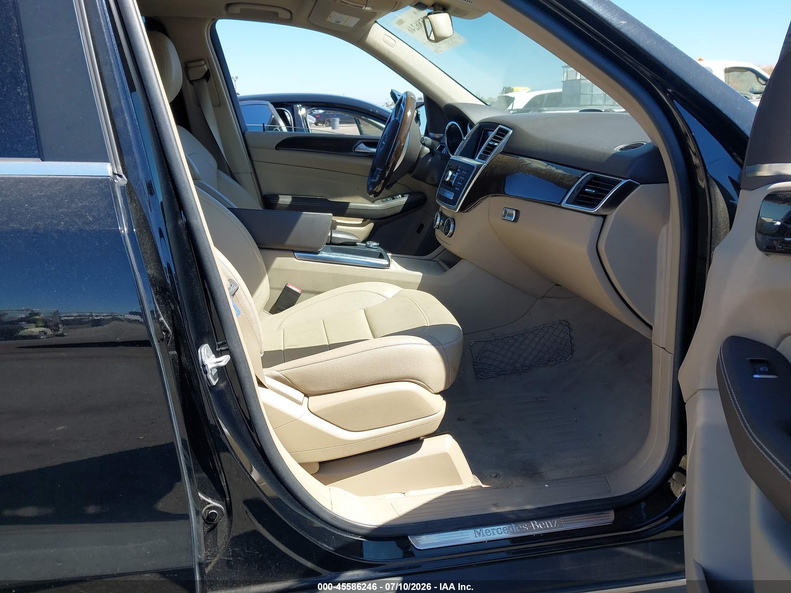 2015 Mercedes-benz Ml 350 4matic Black vin: 4JGDA5HB0FA487734