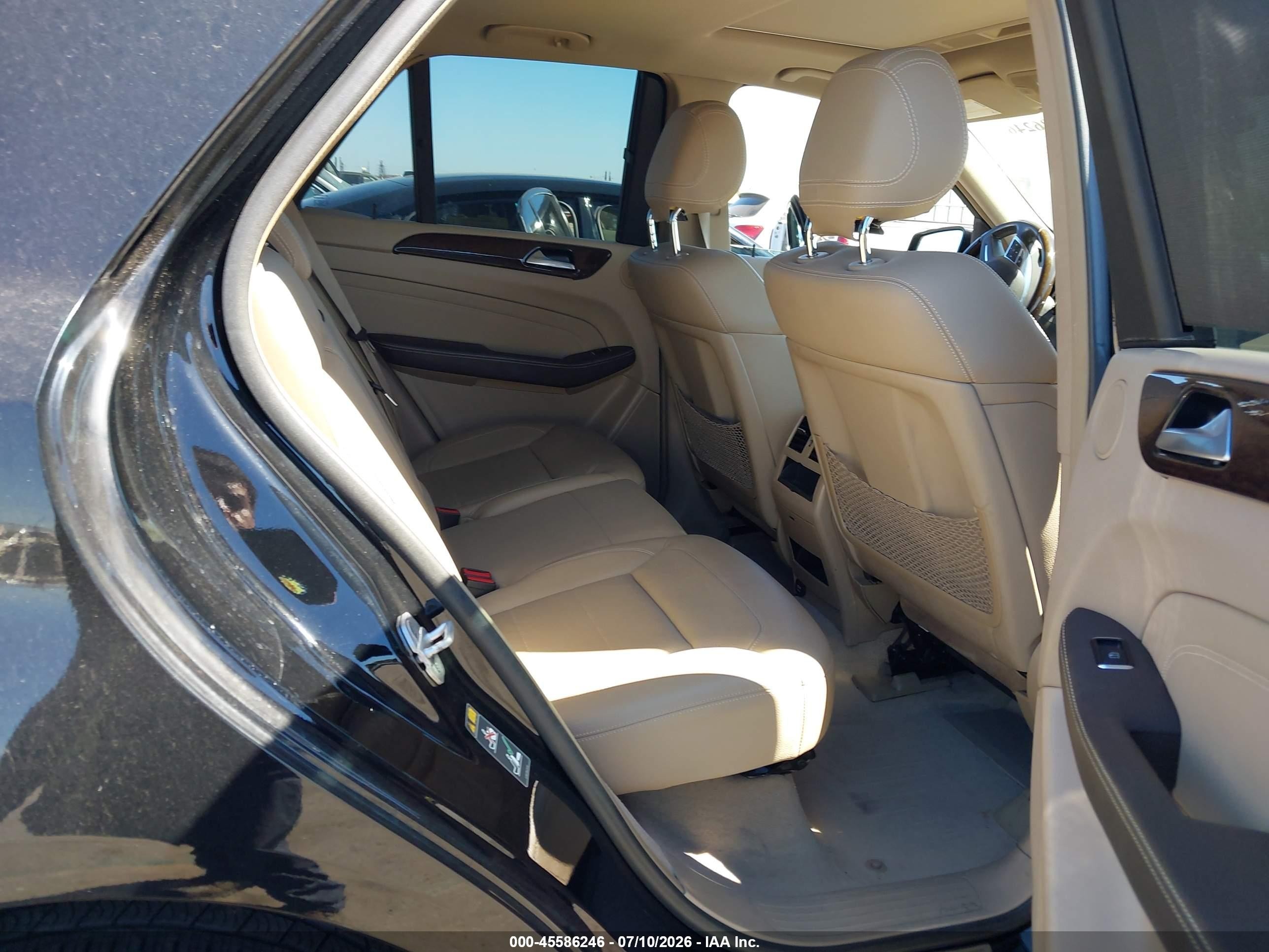 2015 Mercedes-benz Ml 350 4matic Black vin: 4JGDA5HB0FA487734