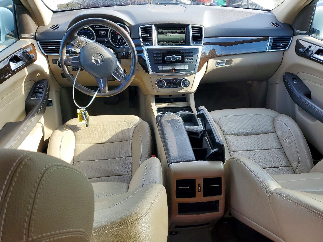 2015 Mercedes-benz Ml 350 4matic White vin: 4JGDA5HB0FA490035