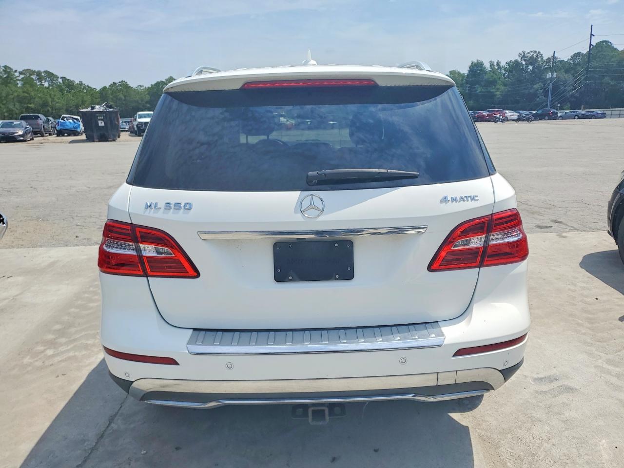 2015 Mercedes-benz Ml 350 4matic White vin: 4JGDA5HB0FA507044