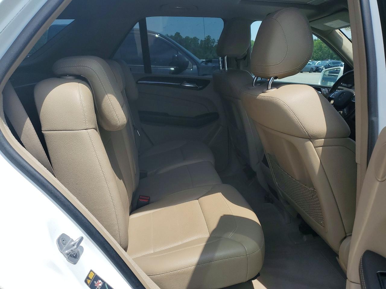2015 Mercedes-benz Ml 350 4matic White vin: 4JGDA5HB0FA507044