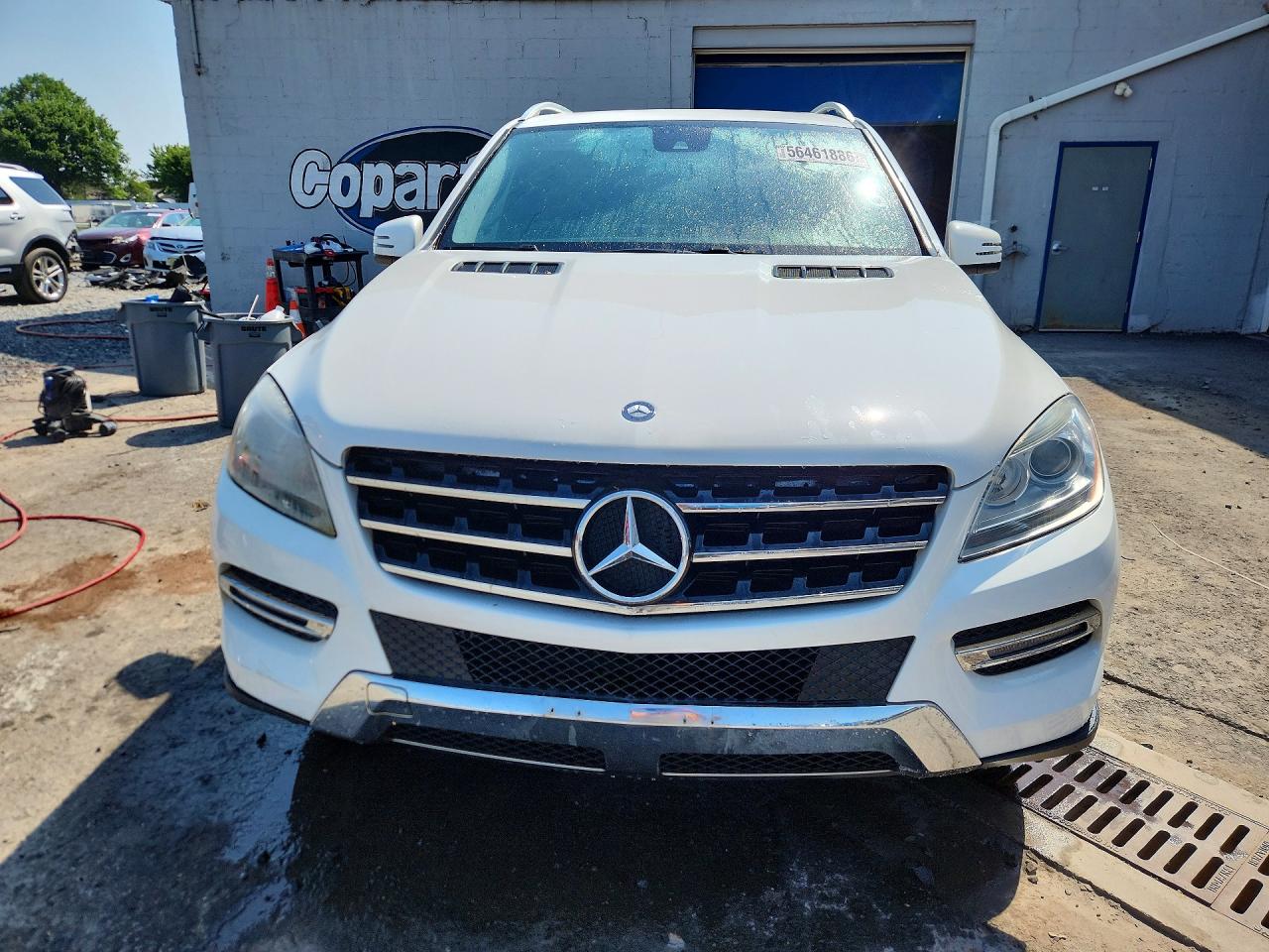 2015 Mercedes-benz Ml 350 4matic White vin: 4JGDA5HB0FA519498