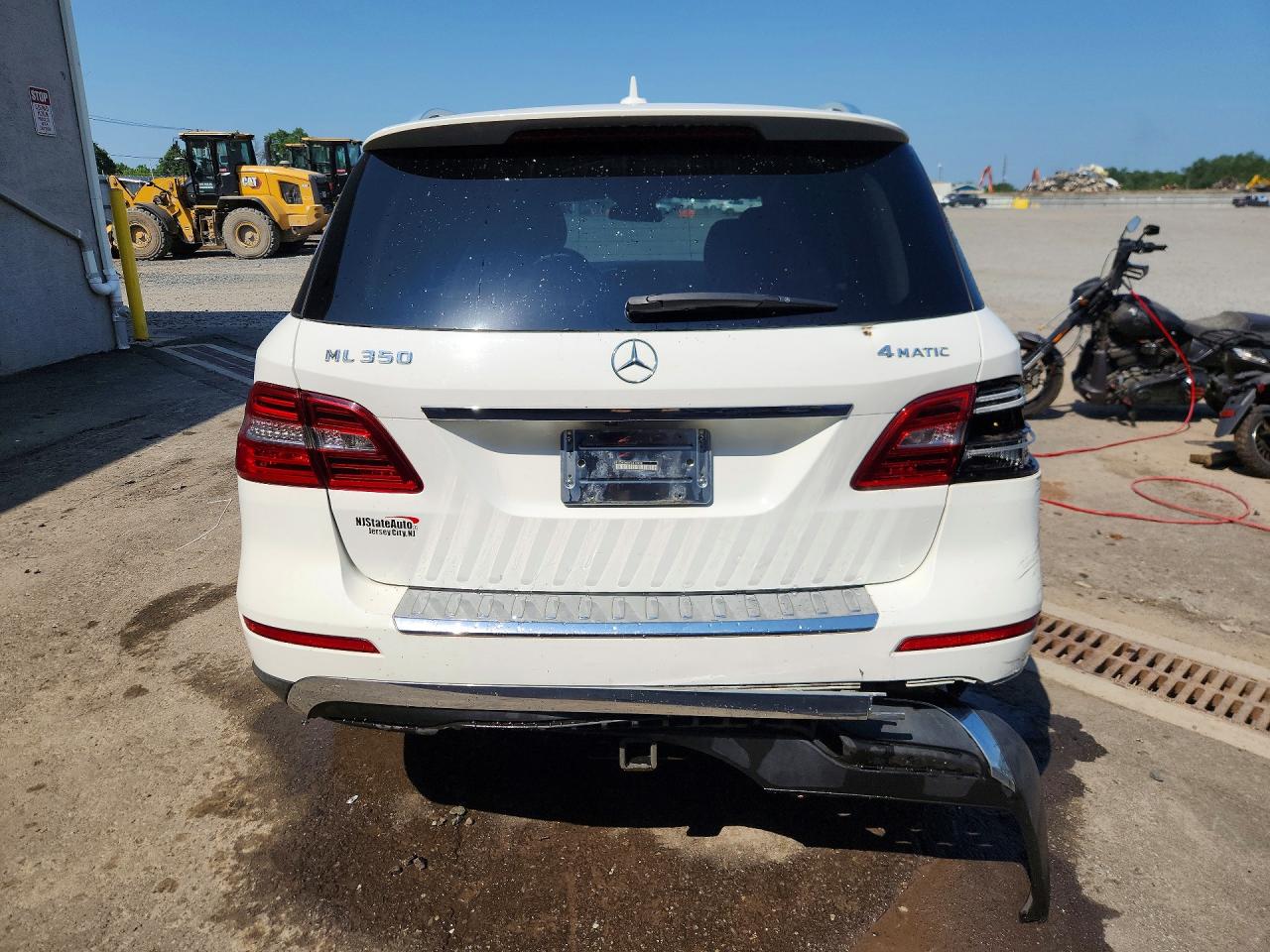 2015 Mercedes-benz Ml 350 4matic White vin: 4JGDA5HB0FA519498