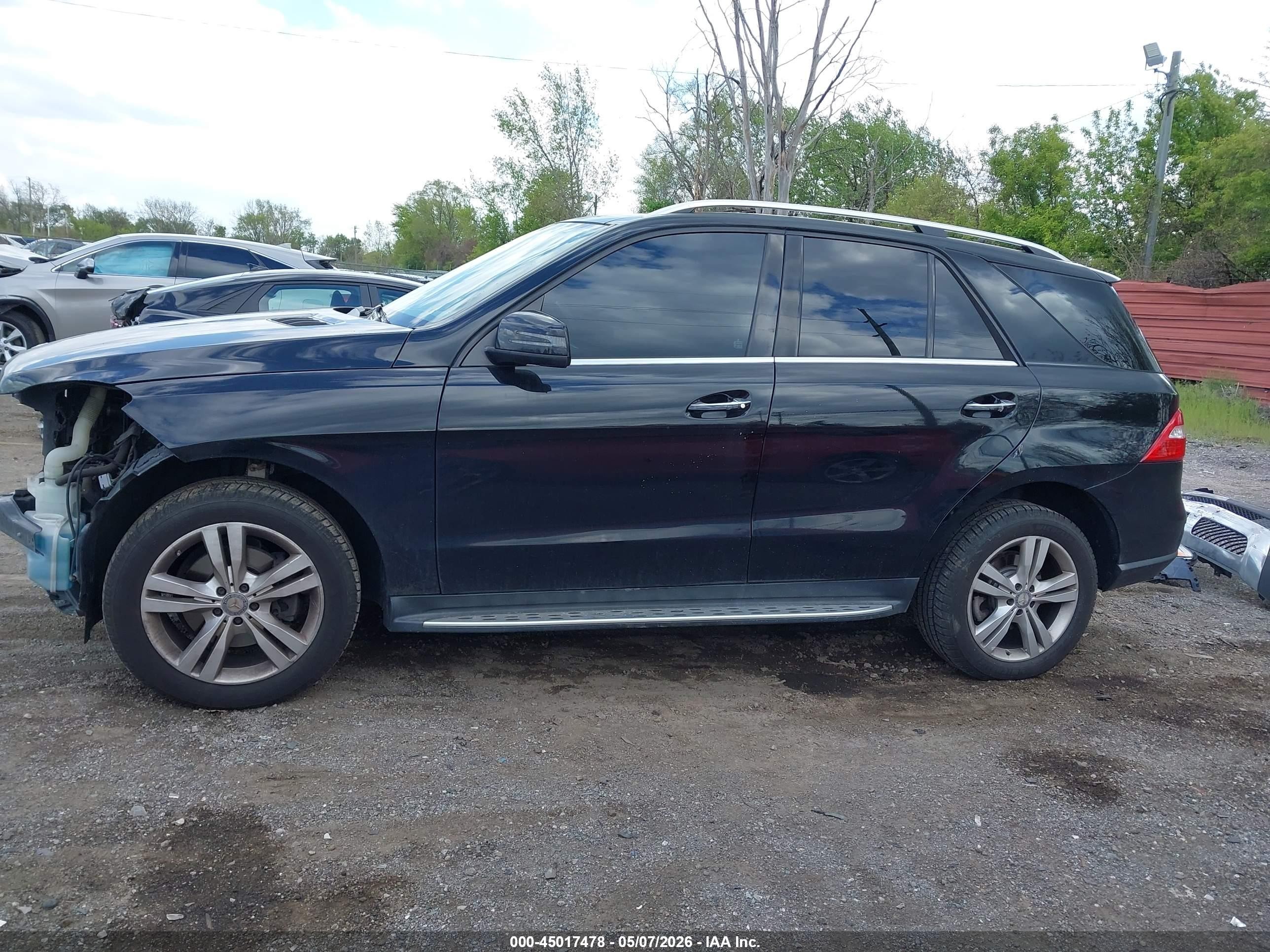 2015 Mercedes-benz Ml 350 4matic Black vin: 4JGDA5HB0FA529576