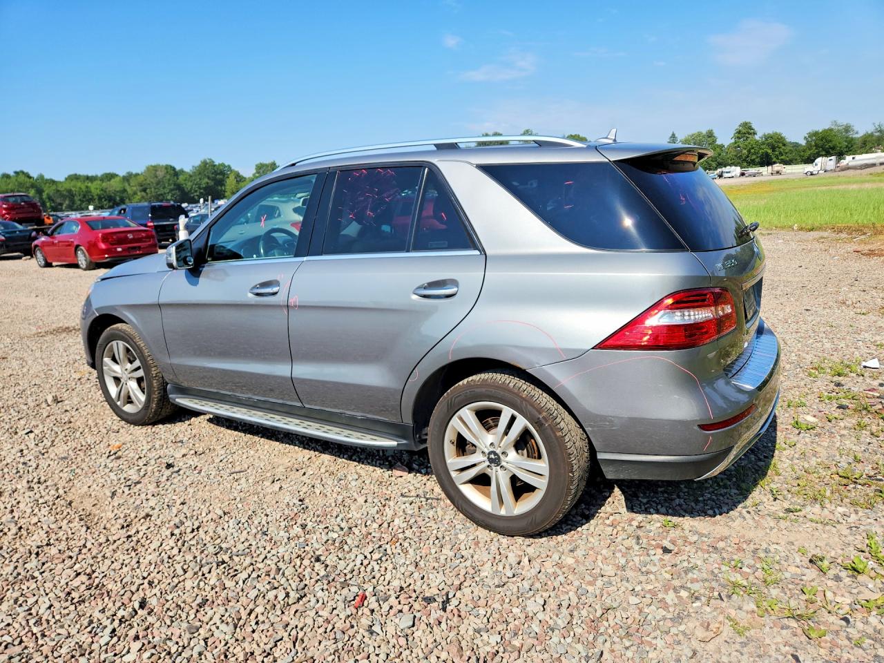 2015 Mercedes-benz Ml 350 4matic Серебряный vin: 4JGDA5HB0FA541081