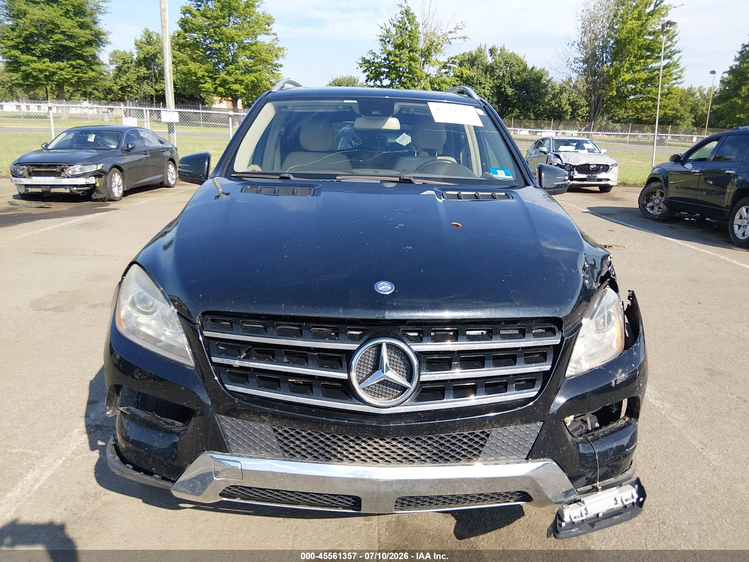 2015 Mercedes-benz Ml 350 4matic Black vin: 4JGDA5HB0FA549570