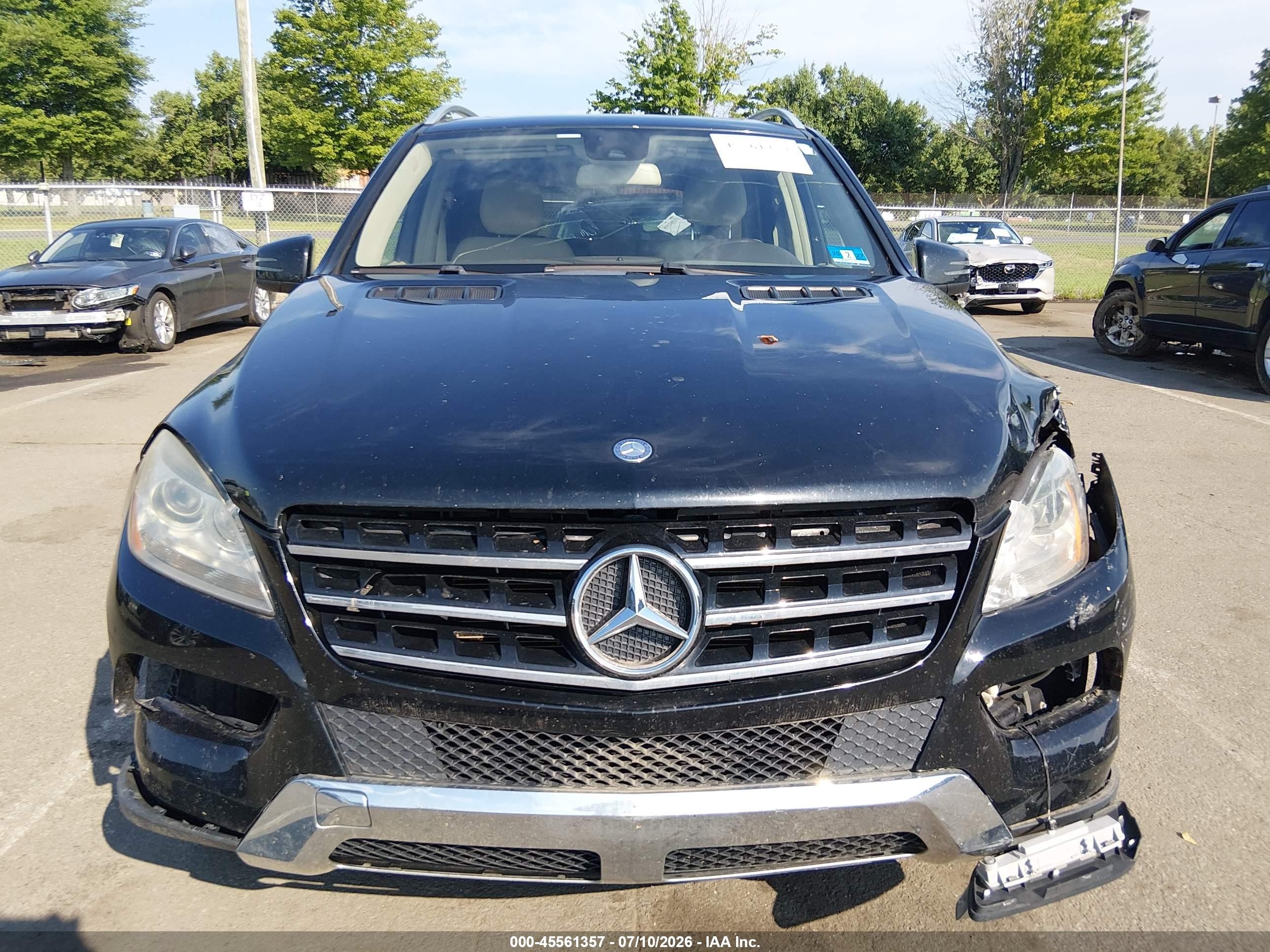 2015 Mercedes-benz Ml 350 4matic Black vin: 4JGDA5HB0FA549570