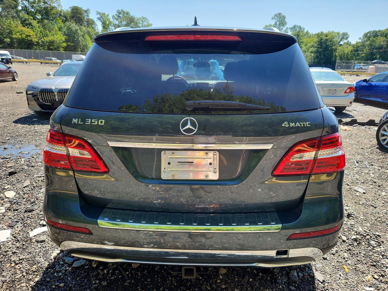 2015 Mercedes-benz Ml 350 4matic Gray vin: 4JGDA5HB0FA562786
