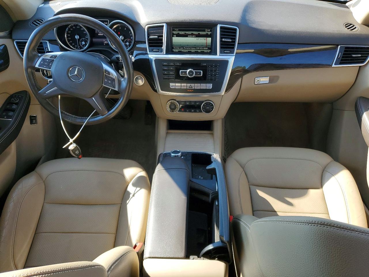 2015 Mercedes-benz Ml 350 4matic White vin: 4JGDA5HB0FA580060