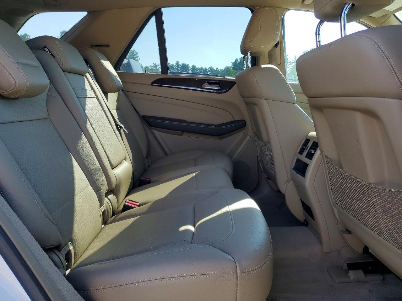 2015 Mercedes-benz Ml 350 4matic White vin: 4JGDA5HB0FA580060
