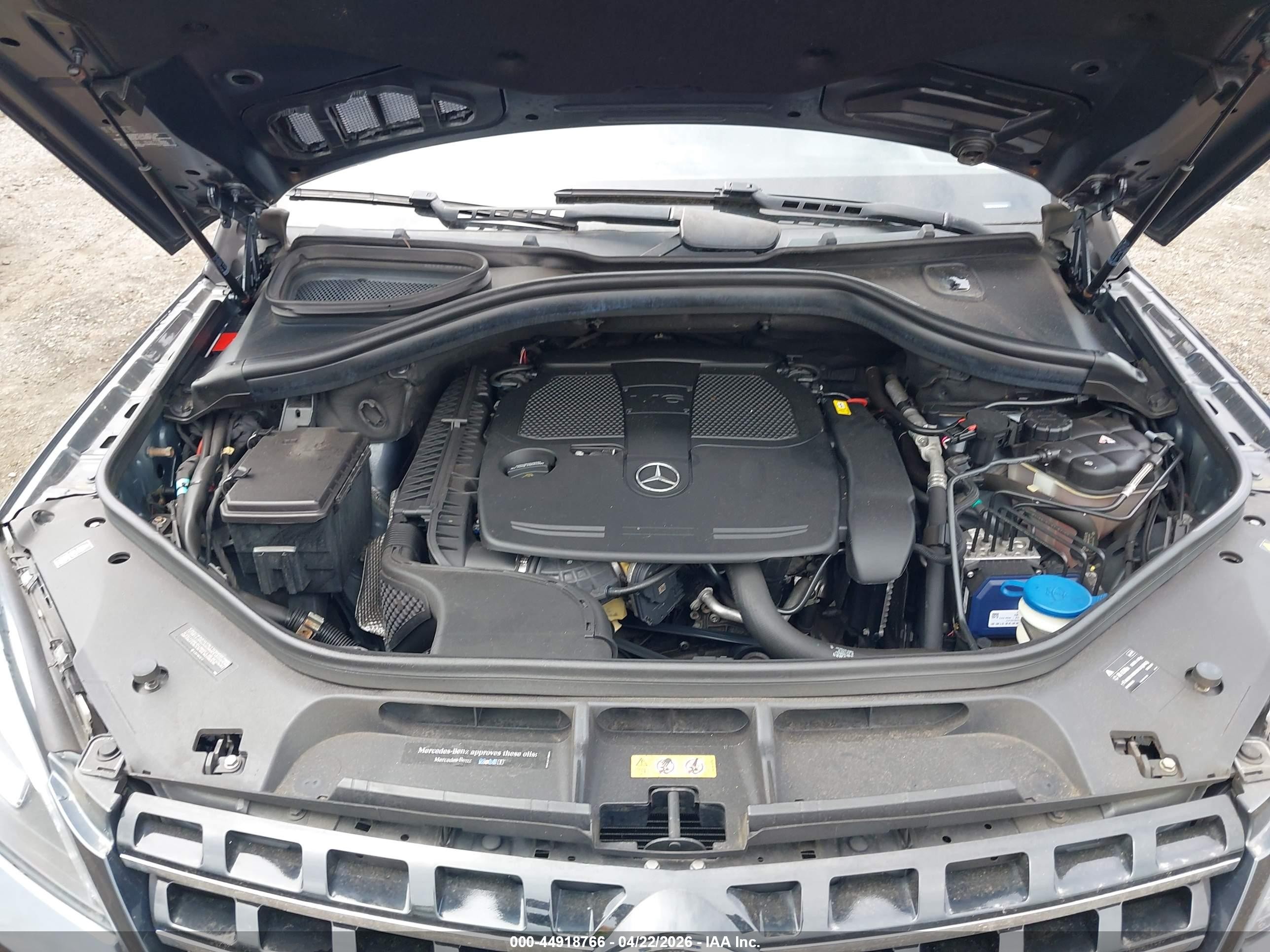 2015 Mercedes-benz Ml 350 4matic Синий vin: 4JGDA5HB0FA581452