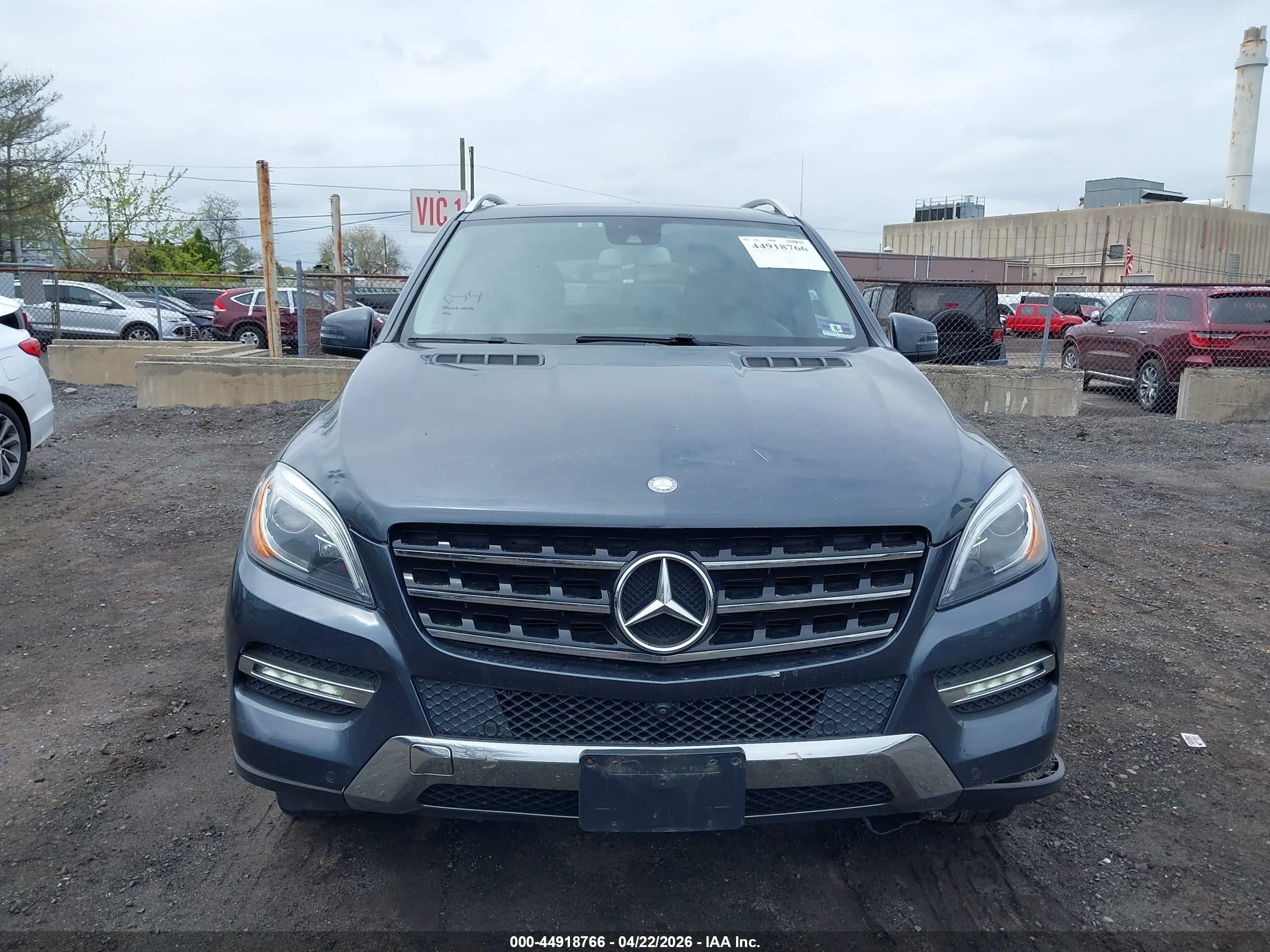 2015 Mercedes-benz Ml 350 4matic Синий vin: 4JGDA5HB0FA581452