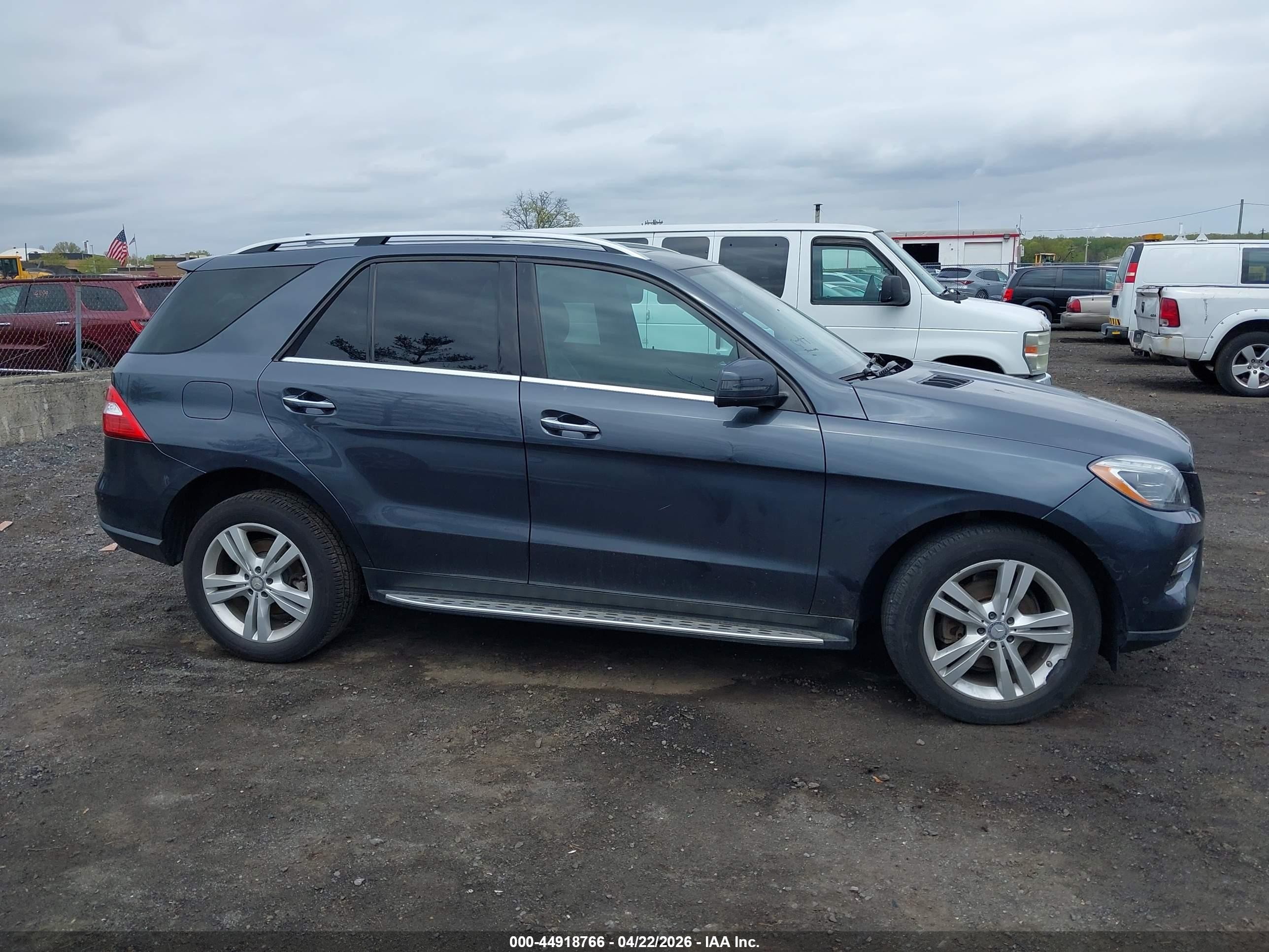 2015 Mercedes-benz Ml 350 4matic Синий vin: 4JGDA5HB0FA581452