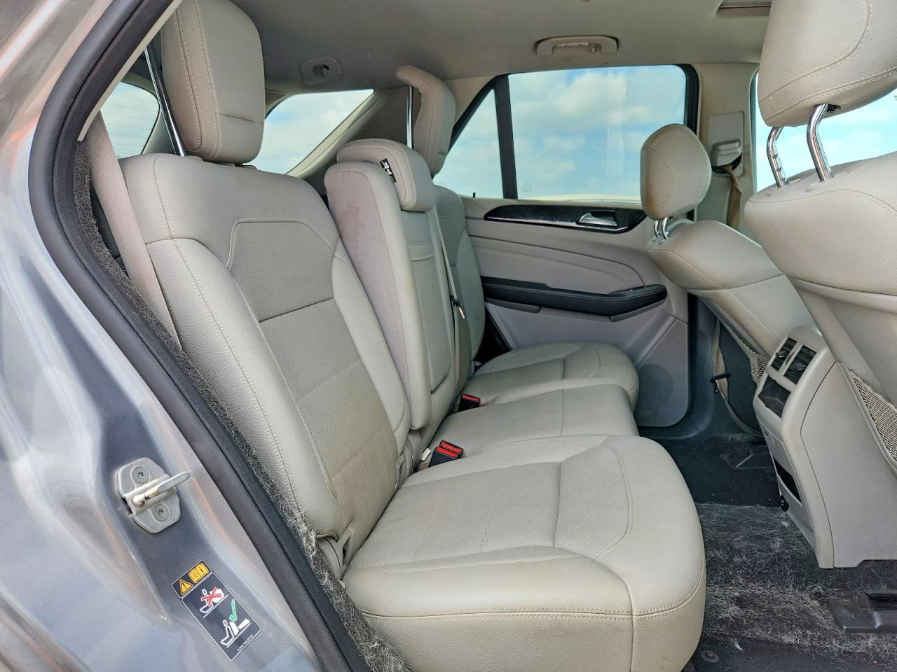 2015 Mercedes-benz Ml 350 4matic Silver vin: 4JGDA5HB0FA605040