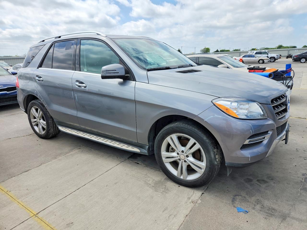 2015 Mercedes-benz Ml 350 4matic Silver vin: 4JGDA5HB0FA605040