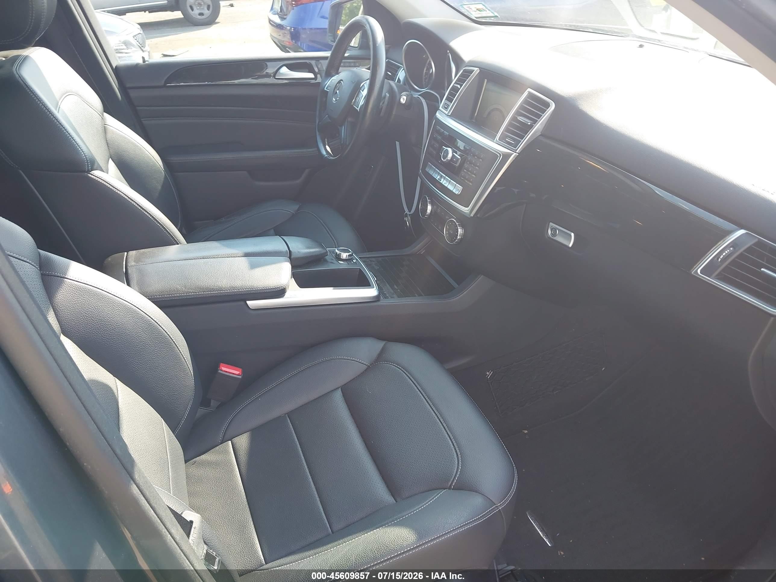 2015 Mercedes-benz Ml 350 4matic Gray vin: 4JGDA5HB0FA618760