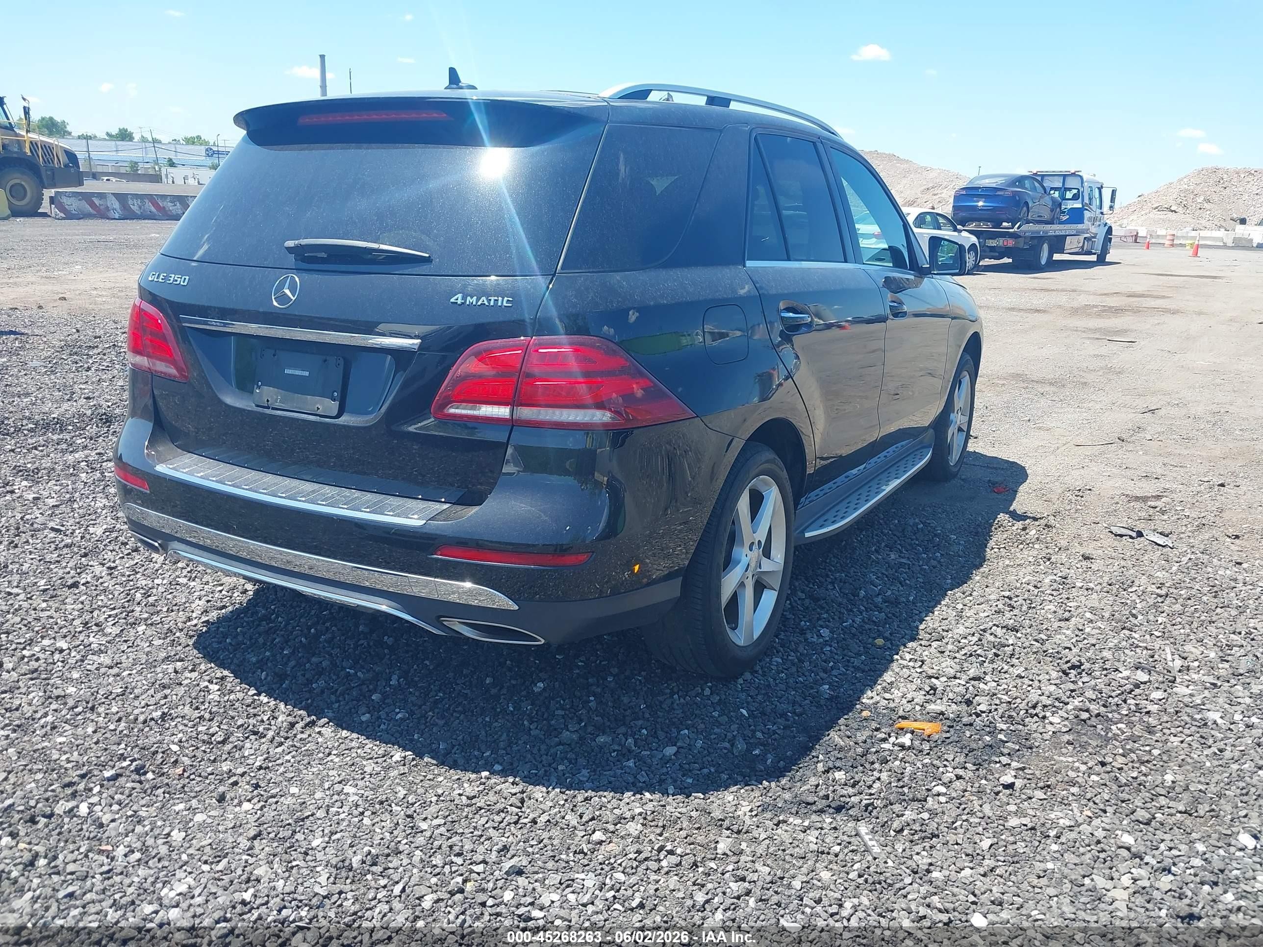 2016 Mercedes-benz Gle 350 4matic Черный vin: 4JGDA5HB0GA700828
