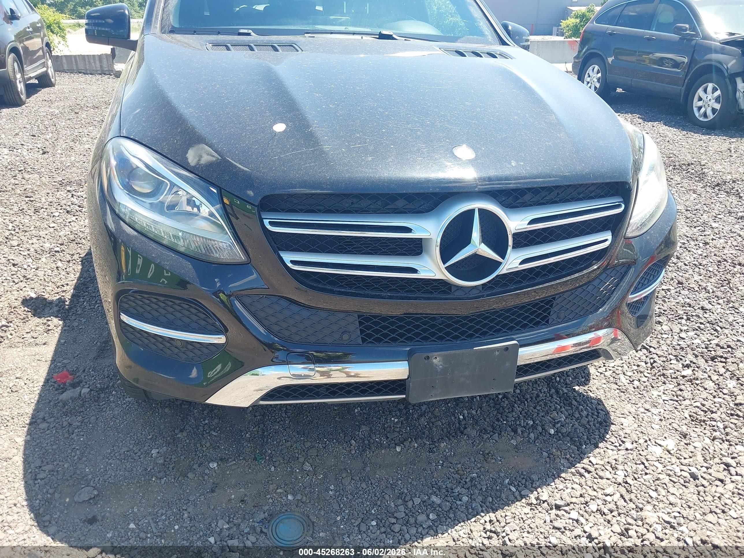 2016 Mercedes-benz Gle 350 4matic Черный vin: 4JGDA5HB0GA700828
