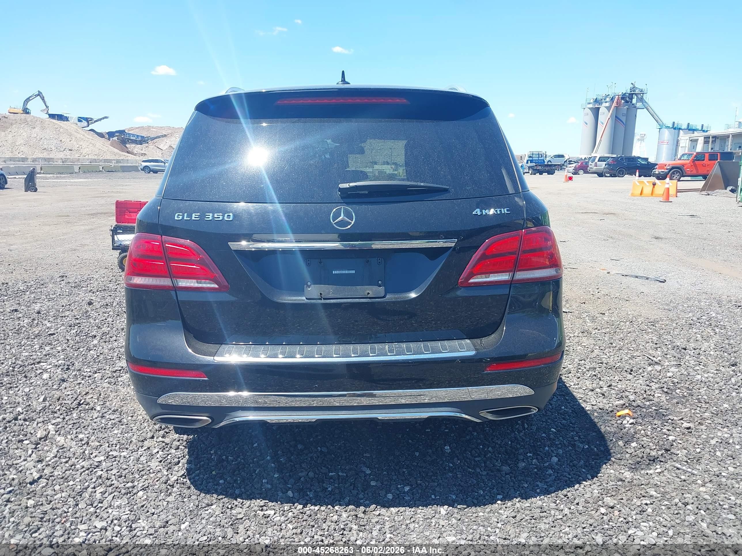 2016 Mercedes-benz Gle 350 4matic Черный vin: 4JGDA5HB0GA700828