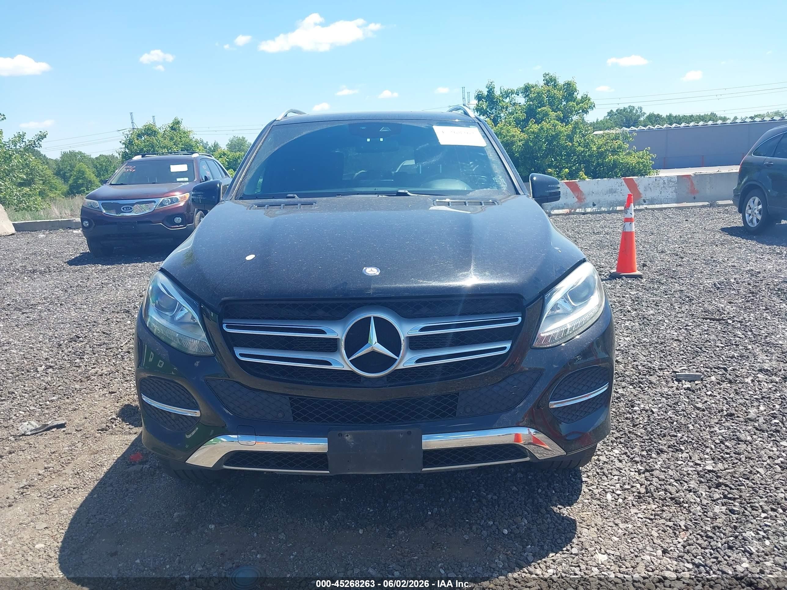 2016 Mercedes-benz Gle 350 4matic Черный vin: 4JGDA5HB0GA700828