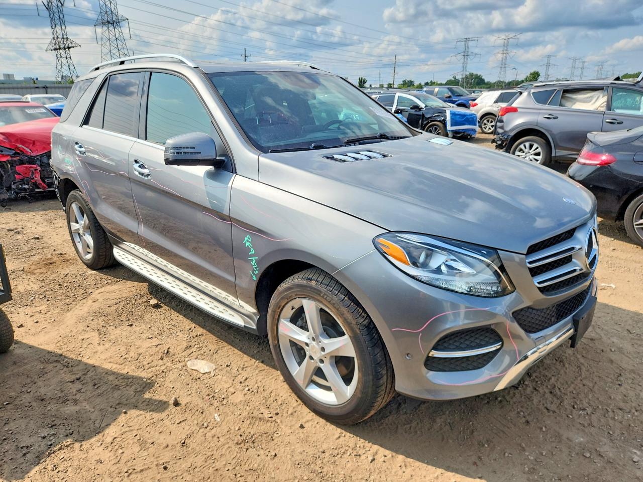 2016 Mercedes-benz Gle 350 4matic Gray vin: 4JGDA5HB0GA716088