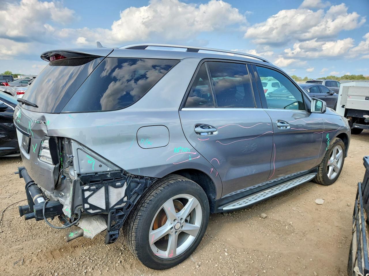 2016 Mercedes-benz Gle 350 4matic Gray vin: 4JGDA5HB0GA716088