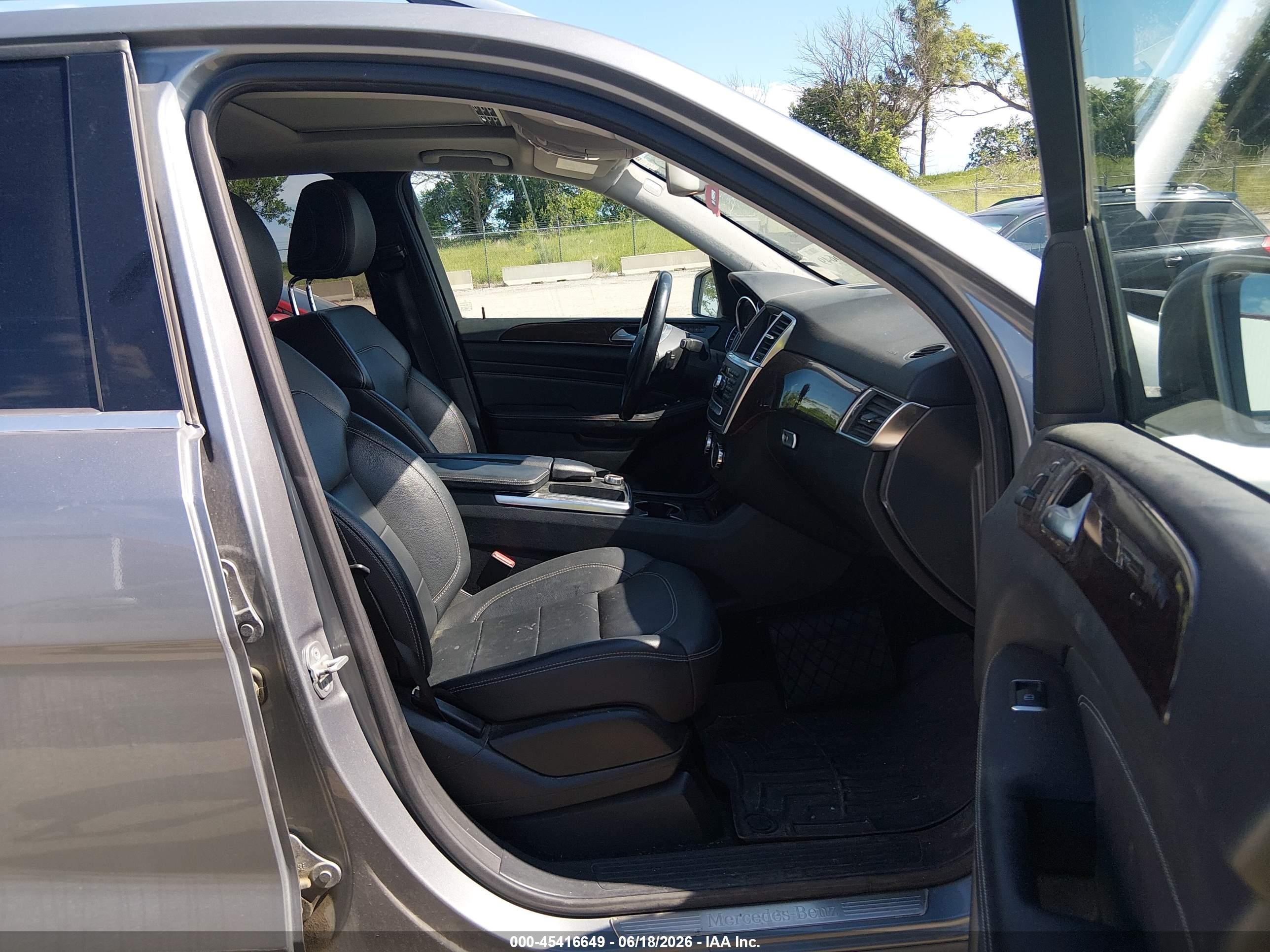 2012 Mercedes-benz Ml 350 4matic Gray vin: 4JGDA5HB1CA018003